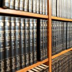 Law Books - black book on shelf