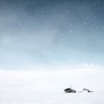 Globe House - snow covered house