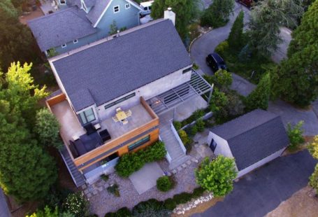 Suburban Homes - house surrounded by trees