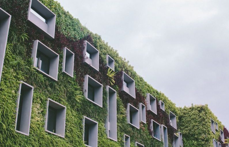 Eco House - white concrete building during daytime