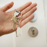 Real Estate Agent - keys on hand