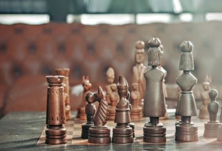 Risk Management - selective focus photography of chess pieces