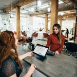 Fintech Innovation - two women near tables